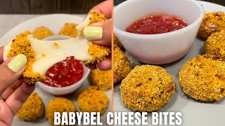 Cheesy Bites  Babybel Cheese Balls  Air Fryer Recipe [upl. by Adnana885]