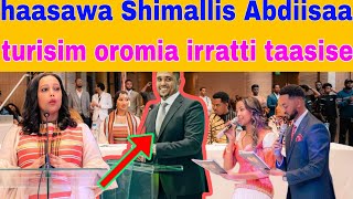 Haasawa obbo Shimallis Abdiisaa miss Turizim Oromia irratti taasisan [upl. by Otxilac]