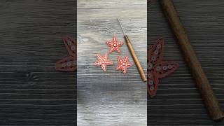 Tiny paper starfish All the steps and supplies are on the full video up now quilling crafting [upl. by Ahseym]