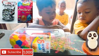 anganbadi ke bacche panda chocolate and balloon snacks le rahe hain video anganwadi snacks [upl. by Fong298]