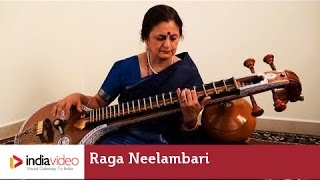 Raga Neelambari by Jayalakshmi Sekhar  Raga Series Veena 001 [upl. by Wilcox553]