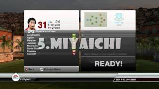 FIFA 12  Top 10 Fastest Players [upl. by Fortuna]