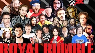 WWE 2K15  Epique Royal Rumble des Internets JDG Bob Lennon Squeezie CodJordan23 HDFR [upl. by Brittain568]