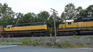 NYSW SU99 7182011 CEFX 3126 3012 3018 Ogdensburg to Warwick [upl. by Mientao725]