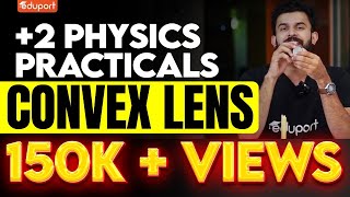 Plus Two Physics Practicals  Convex Lens  Eduport Plus Two [upl. by Audra]