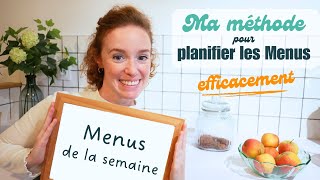 Ma méthode pour planifier mes menus efficacement [upl. by Notlek]