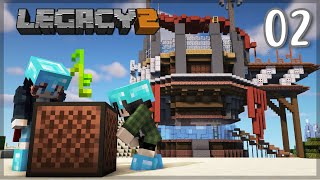 Building the COMMUNITY STORAGE  Legacy SMP Episode 02  Minecraft 116 Survival Lets Play [upl. by Howlond]