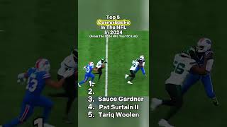 Top 5 Cornerbacks In The NFL In 2024 [upl. by Haduj]