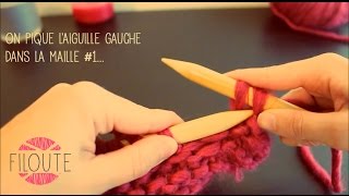 Tricot  Rabattre les mailles faire les finitions [upl. by Chemesh767]