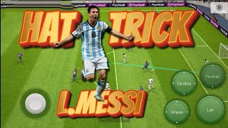 AS MELHORES CHAPADAS DO EFOOTBALL2025  lmessi hattrick golaço skills shorts [upl. by Anez292]