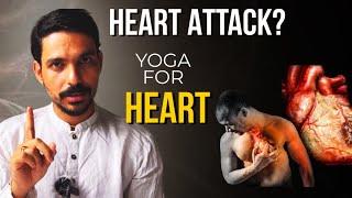 YOGA FOR HEALTHY HEART  ​⁠​⁠PrashantjYoga  HEART FOR HEART PATIENT  YOGA FOR HEART DISEASE [upl. by Ahsinev]