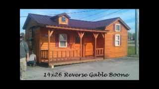 Amish Made Cabins Cabin Deliverymp4 [upl. by Aihseya]