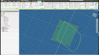 Autodesk Inventor 2010 Lesson 9 Using work planes and the sweep tool in an ipt 3d part file [upl. by Juni]