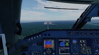 Santarém SBSN Landing  XCrafts EJets E190 [upl. by Suiremed]