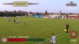 300724 Swallownest FC vs Harrogate Railway Match Highlights [upl. by Leval649]