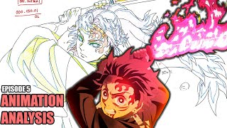 A Return to Form  Animation Analysis Demon Slayer Season 3 ep 5 [upl. by Nalak]