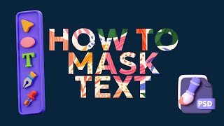 How to Mask Text in Photoshop for Creative Designs [upl. by Kulseth]