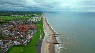 Hornsea Yorkshire  4k Drone Footage [upl. by Berlinda35]