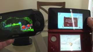 Rayman Origins 3DS vs PS Vita video comparison [upl. by Joanie]