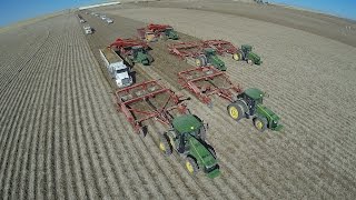 16 Row Massive Potato Harvest with John Deere and Spudnik [upl. by Atiuqrahc541]