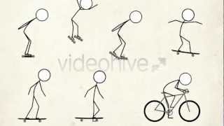 38 STICK MAN ANIMATIONS  AFTER EFFECTS TEMPLATE [upl. by Oisor]