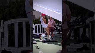 Iga Swiatek  Post Match Recovery vs Danielle Collins BNP Paribas Open 2024 [upl. by Irreg]