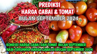 Prediksi harga cabai dan tomat bulan September 2024 [upl. by Oluas]