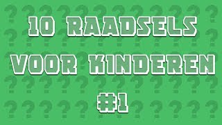 10 Leuke Raadsels met Antwoorden voor kinderen [upl. by Fraze639]