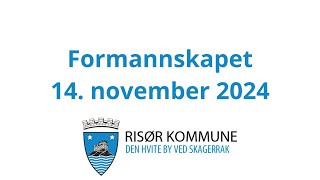 Formannskapet i Risør 14 november 2024 [upl. by Weig]