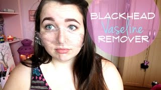 BEAUTY HACK OR TRASH Blackhead Vaseline Remover  Jessie Blossom [upl. by Eal608]