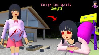 Extra Exe Slides ZOMBIE Haunteds Mio In Secret 😰 Sakura School Simulator Drama Story 👺 [upl. by Anale406]