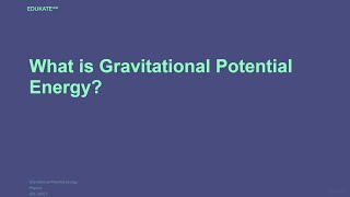 What is Gravitational Potential Energy [upl. by Leanor]