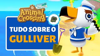 Animal Crossing New Horizons  Guia do Gulliver CommunicatorRusted Parts Robot Hero amp Recompensas [upl. by Celtic]