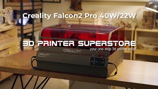 Creality Falcon2 Pro 60W Laser Cutter amp Engraver [upl. by Mehsah878]