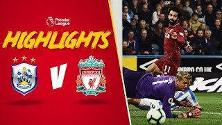 Highlights Huddersfield 01 Liverpool  Salah strikes to maintain unbeaten start [upl. by Ninnahc956]