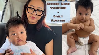 Vaccine lakna leh kan Daily Routine  BabyMarcus VLOG [upl. by Lorollas598]