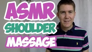 ASMR Shoulder Neck and Back Massage  Binaural 3D Roleplay  Soft Spoken Male Voice [upl. by Acey]