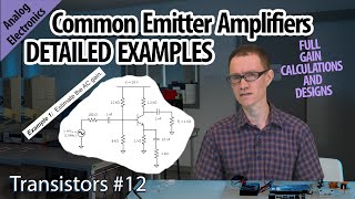 Common Emitter Examples 12Transistors [upl. by Varuag]