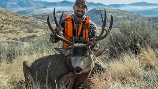 BIG BUCK DOWN Washington late rifle mule deer hunt part 2 [upl. by Collier]