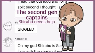 Shirabu needs help   Extra  Haikyuu Skit  Haikyuu text video [upl. by Kcirre]