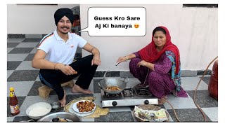 Bhen ne Ghar Vich Banai Aj New Dish 😍 Sarea nu pore maje nal kahde 😋  Harman khosa [upl. by Sahpec649]