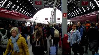 STAZIONE MILANO CENTRALE TRENI ITALO [upl. by Noy]