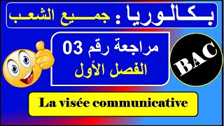 الدرس الثالث النص التاريخي la visée communicative  ثالثة ثانوي [upl. by Adiarf]