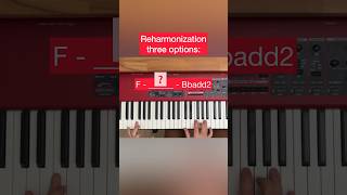 Reharmonization options which one’s fits your mood today jazzchords [upl. by Enirehtak]