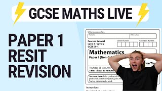 ⚡️ GCSE MATHS REVISION ⚡️ [upl. by Enomrej]