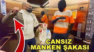 ASANSÖRDE CANSIZ MANKEN ŞAKASI [upl. by Aivul]