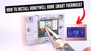 How To Install Honeywell Home Wifi Smart Thermostat [upl. by Farr]