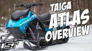 Taiga Atlas Electric Snowmobile Detailed Overview [upl. by Grekin758]