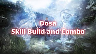 Dosa Skill Build and Combo  Black Desert Mobile [upl. by Nerol13]