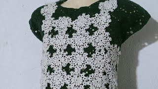 Tatting Short Blouse Tutorial For Beginners [upl. by Alah]